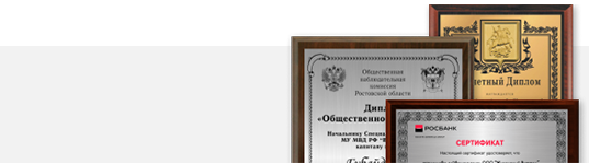 Металлические дипломы